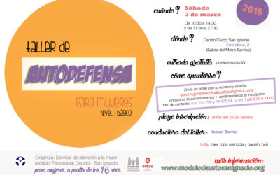 Taller de autodefensa 2018, nivel básico