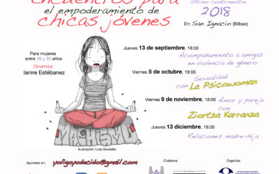Encuentros para mujeres jóvenes hasta diciembre