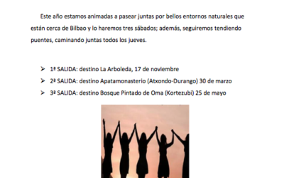 De nuevo, todos los jueves, las mujeres caminan juntas tendiendo puentes